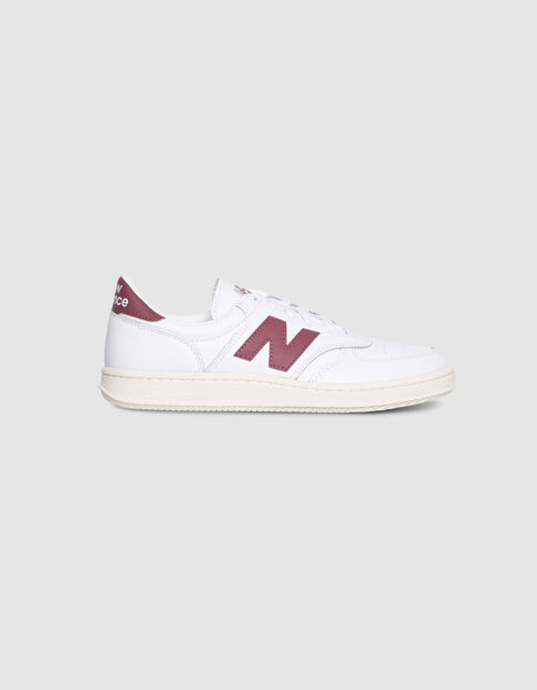 Men&rsquo;s white NEW BALANCE T500 trainers - IKKS