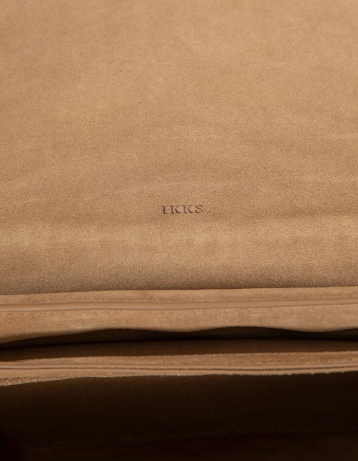 Damen-Tasche THE 1. SEASONALS Sand Leder gesteppt L-8 Damen-Tasche THE 1. SEASONALS Sand Leder gesteppt L-8