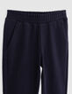 Pantalón de chándal de punto azul marino Ottoman de niño-2