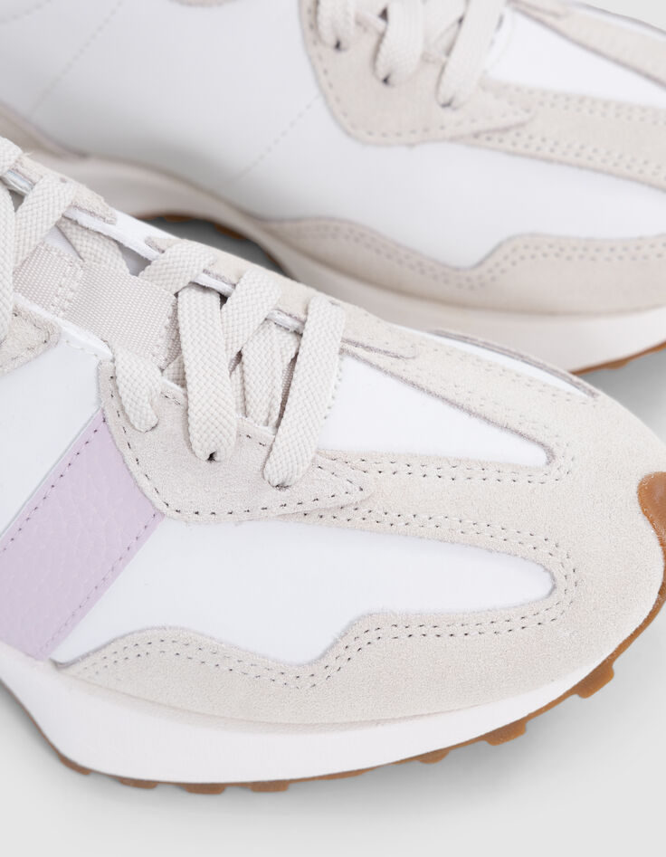 Women's NEW BALANCE 327 white trainers-3