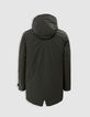Parka verde oscuro interior estampado mármol WATERPROOF Homme-8