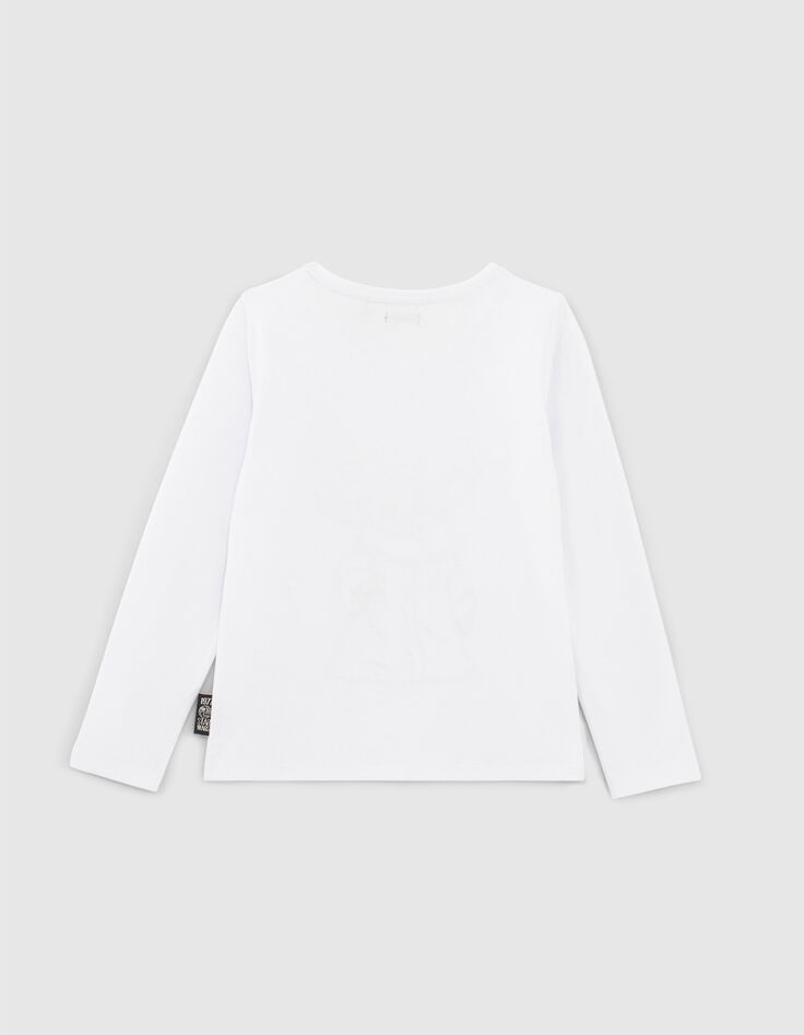 Camiseta blanco bordado Bebé Yoda IKKS - STAR WARS™ niña-4