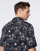 Chemise REGULAR noire esprit toile de Jouy Homme-5