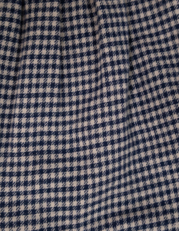 Short marine motif vichy à volants fille-5 Short marine motif vichy à volants fille-5