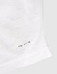Tee-shirt REGULAR blanc avec poche poitrine Homme-4