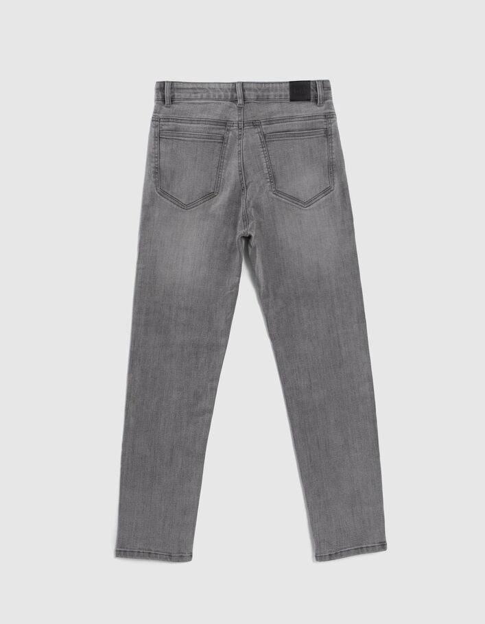 Boys’ grey STRAIGHT jeans - IKKS