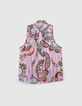 Marshmallow Recycling-Damentop mit Maxi-Paisleyprint-6
