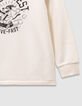 Camiseta blanca mensaje skater niño-4