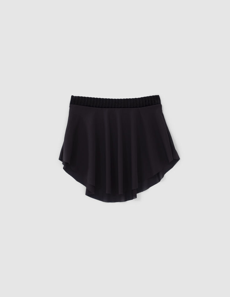 Girls’ 2-in-1 grey leggings and tulle skirt-5