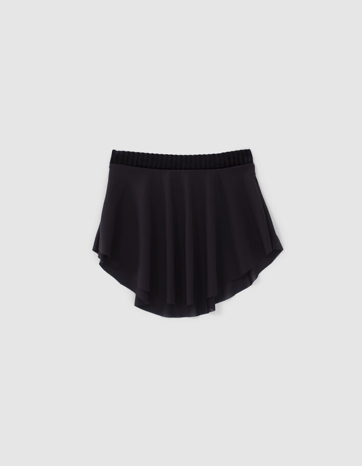 Girls’ 2-in-1 grey leggings and tulle skirt - IKKS