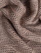 Beiger Damen-Strickpulli Lochmuster-6