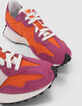Sneakers NEW BALANCE 327 orange et rose Femme-6