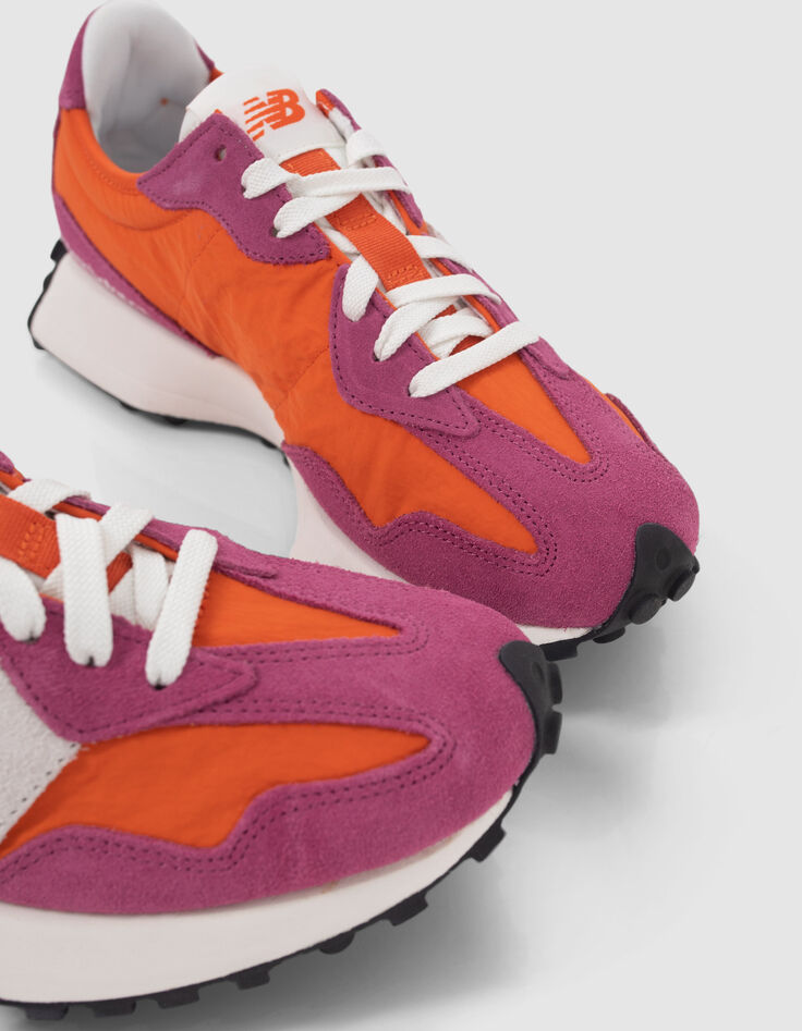 Sneakers NEW BALANCE 327 orange et rose Femme-6