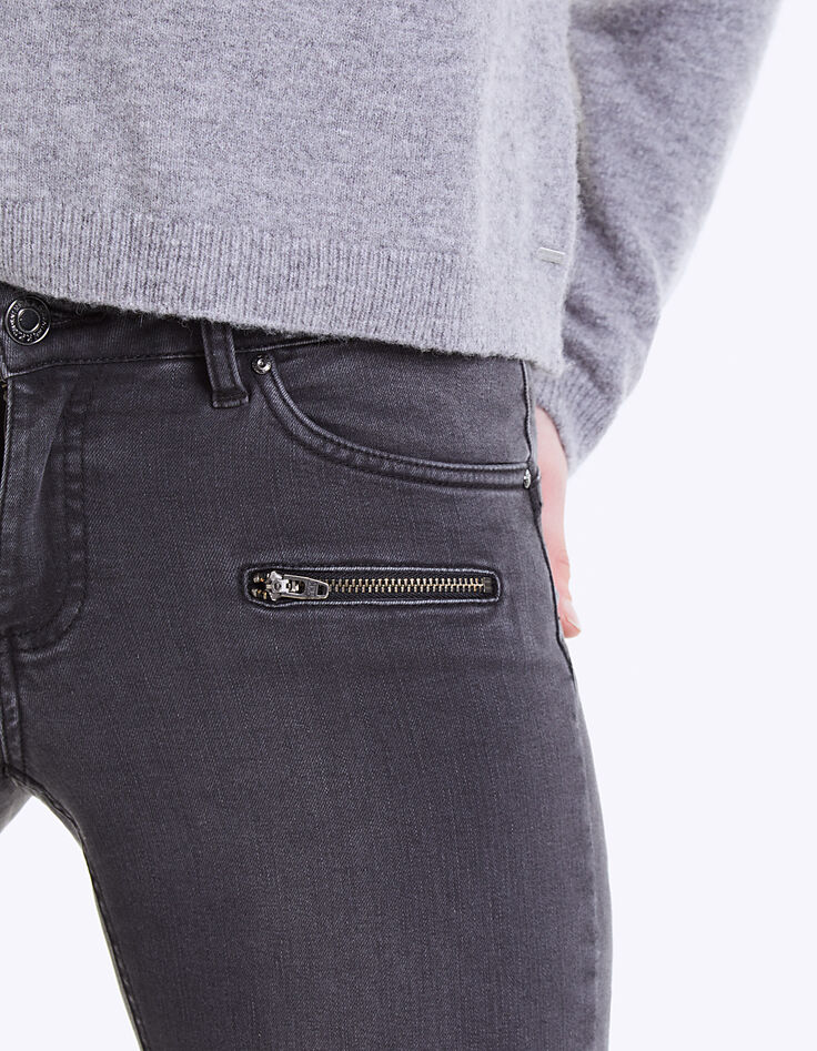 Women's sculpt-up slim jeans with zips-4