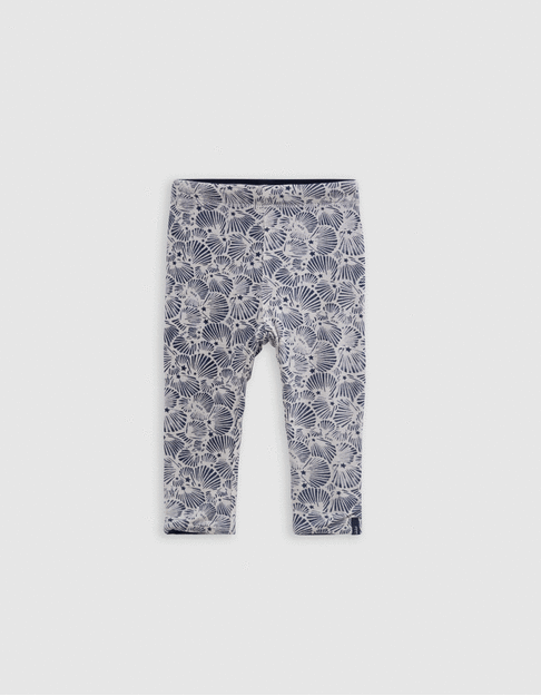 Leggings réversible coquillages et marine bébé fille - IKKS