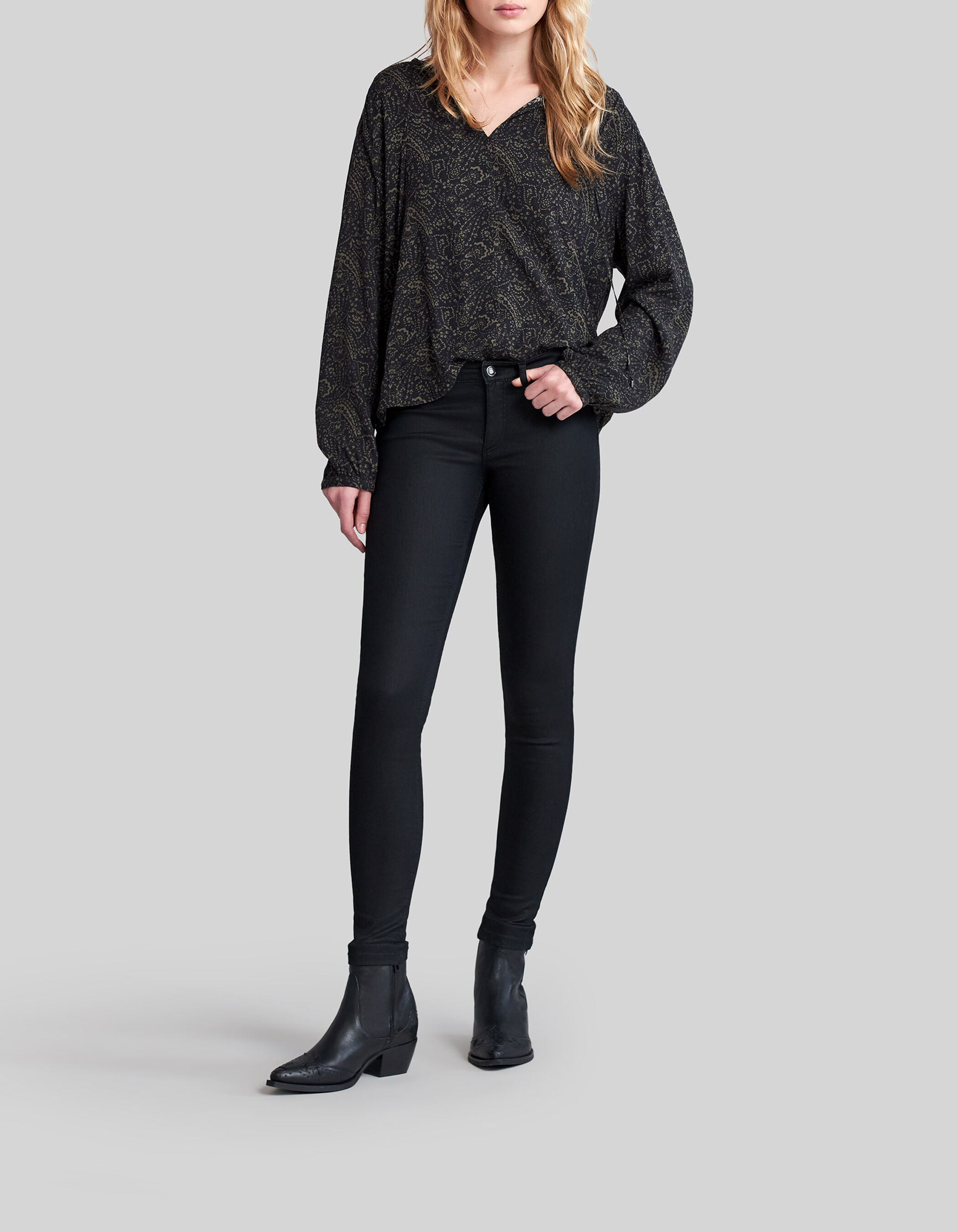 Jegging cuir femme store