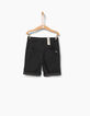 Boys&rsquo; black dotted jacquard chino Bermudas-3