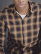 Men&rsquo;s black checked motif REGULAR shirt-2