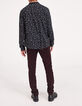 SLIM overhemd MEN rozenprint-3