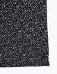 Chèche fin carré plissé imprimé galaxy fond noir femme-3