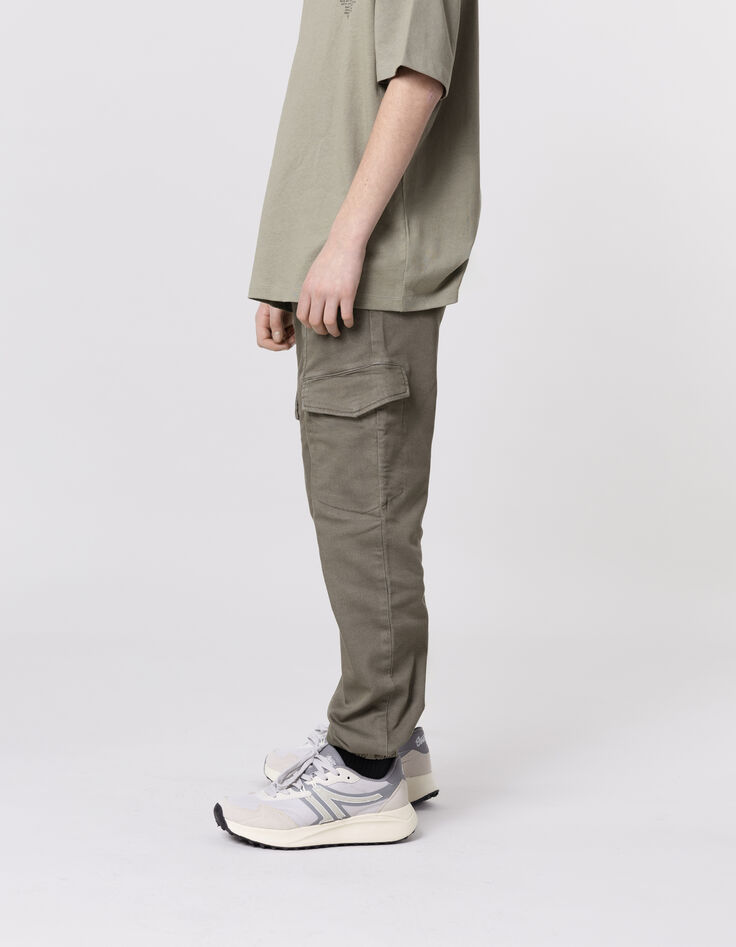 Upcyclede jeans JOGGER kaki strijdlust jongen-2