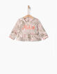 Sweat rose bébé fille-1