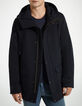 Dark Navy Herrenmantel in Dufflecoat-Optik-1