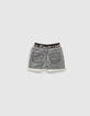 Light grey jeansbermuda babyjongens -3