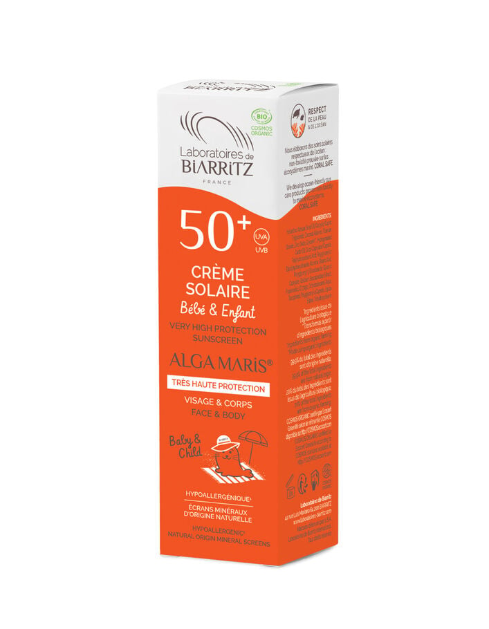 Crème solaire bio SPF50+ 100 ml LABORATOIRES BIARRITZ - IKKS