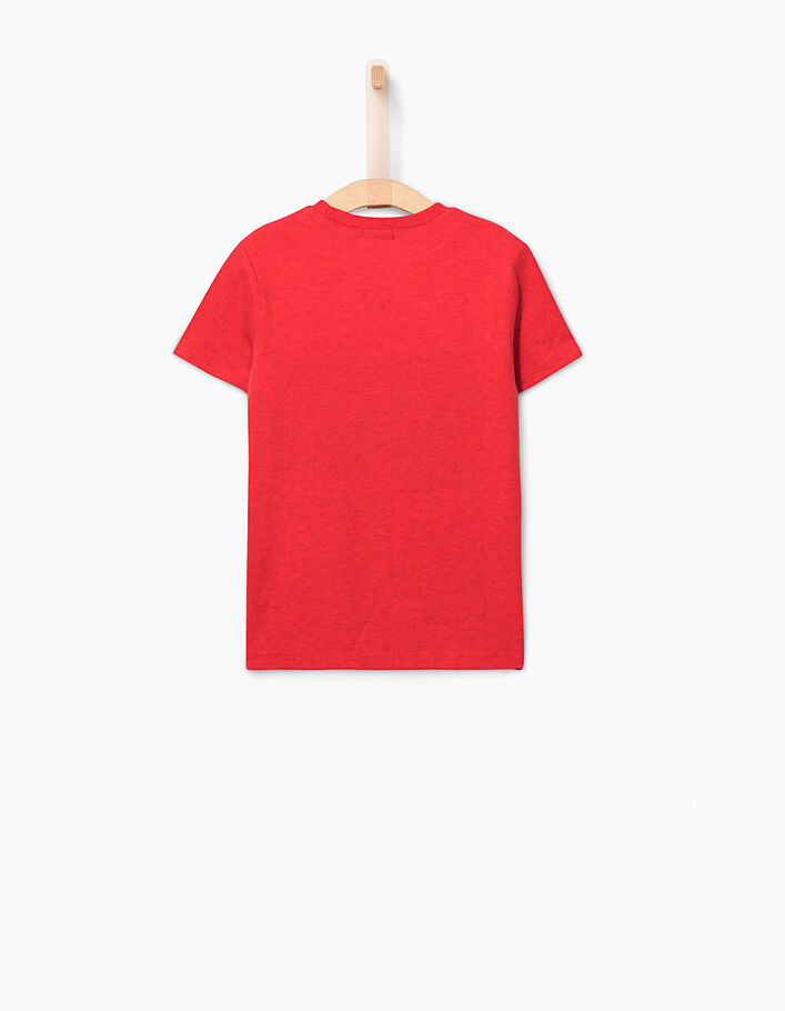 Tee-shirt rouge skate sequins réversibles garçon - IKKS