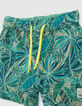 Baby boys’ green/exotic motif reversible Bermuda shorts-4
