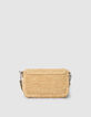 De 111 RAPHIA beige mix raffia en suèdeleer-3