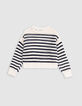 Jersey marinera algodón punto calado niña-6