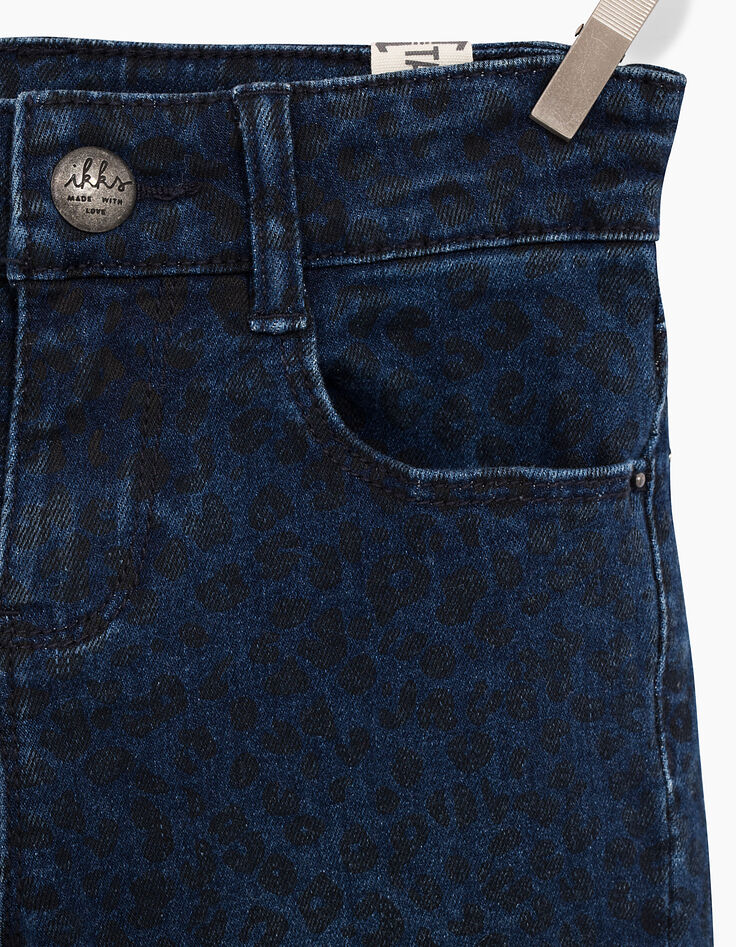 Girls’ slim leopard jeans-5