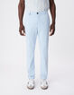 Pantalon chino slim bleu clair Homme-2