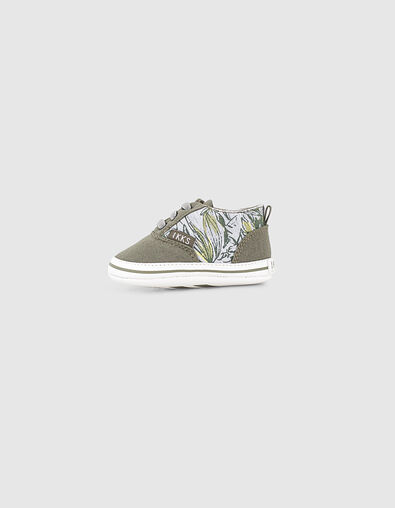 Kaki sneakers jungleprint babyjongens  - IKKS