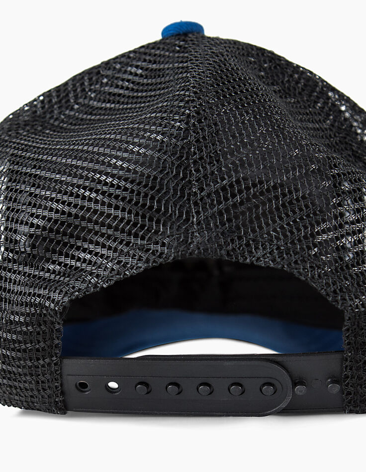 Casquette bleue à lunettes sequins garçon -6