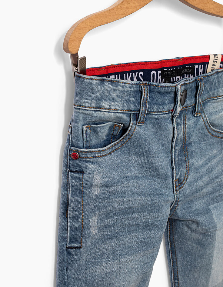 Vaquero slim stone blue niño-5