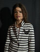 Chaqueta cruda rayas negras insignias niña-4