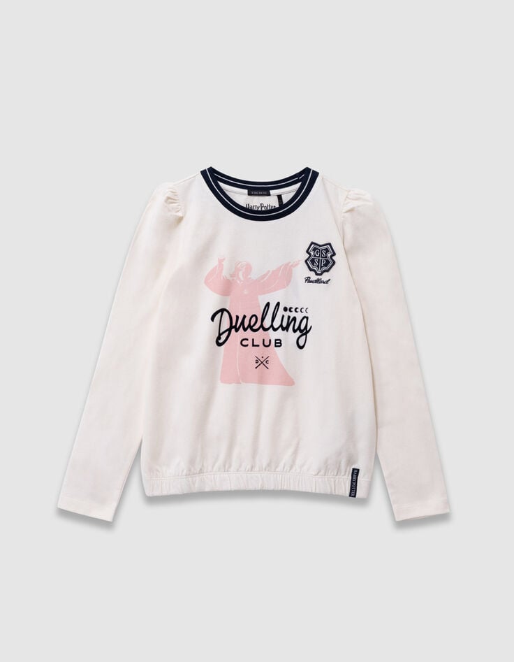 Camiseta blanca bruja Harry Potter niña-2
