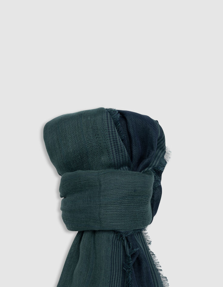 Men’s navy double-sided scarf-2