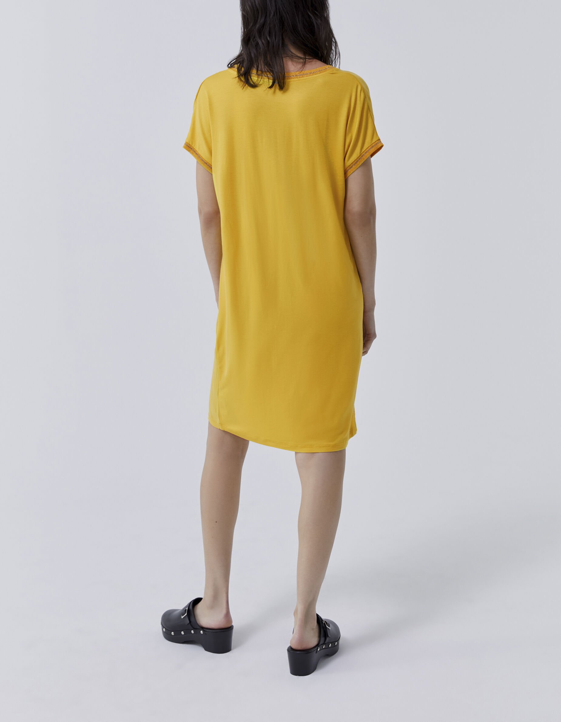 Robe jaune sales ikks