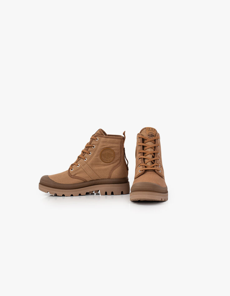 Damenmodell Palladium Pallabrousse Military in Sandfarben-5
