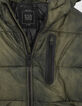 Bronzefarbene Jungensteppjacke mit Tie-and-Dye-Effekt-4