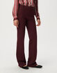 Bordeaux geklede broek milanotricot Dames-2