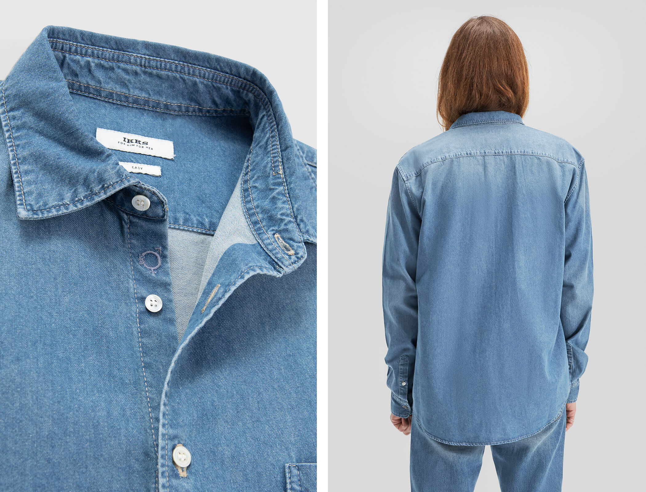 Chemise en jean ikks shop