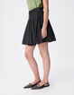Women's short black skater skirt-4