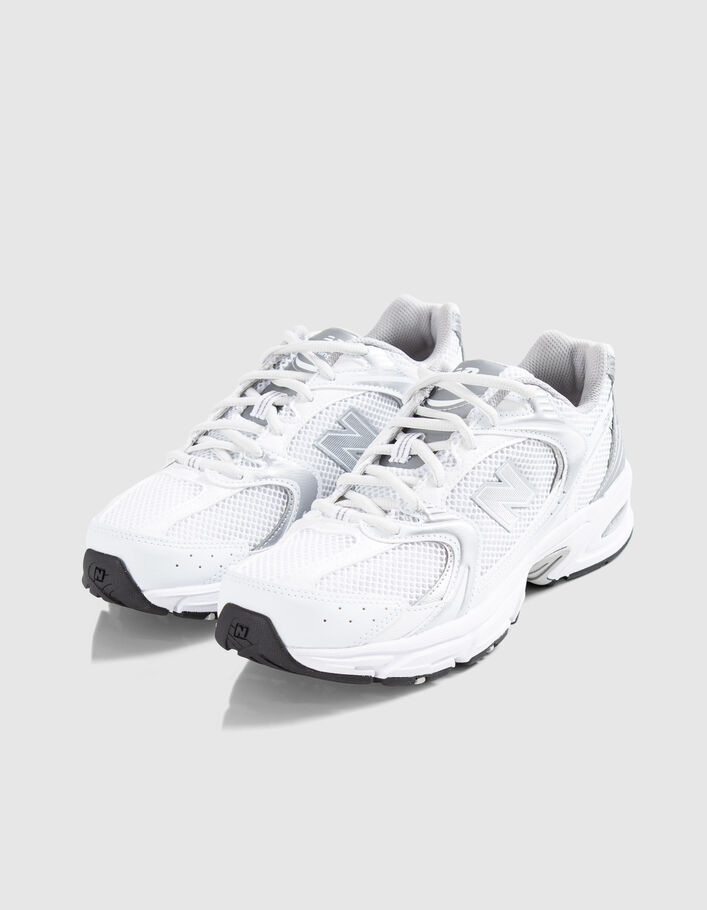 Baskets NEW BALANCE 530 Garçon - Blanc/Gris Et Amorti ABZORB