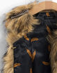Girls’ beige faux fur gilet-3