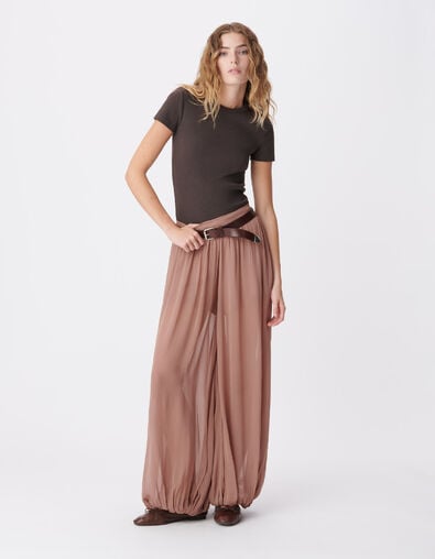 Pantal&oacute;n globo blush fluido de mujer - IKKS